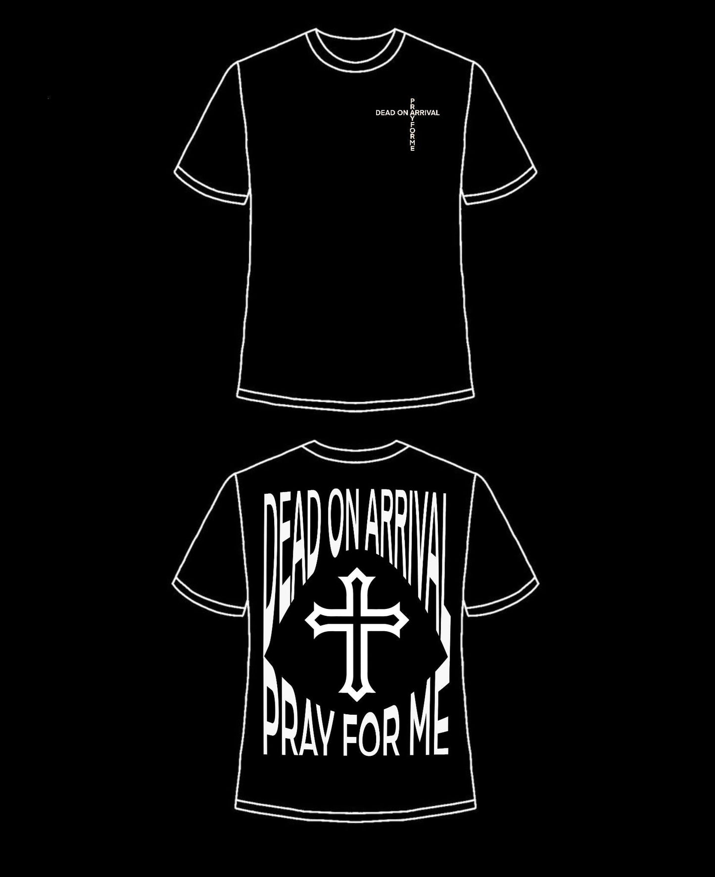 Pray For Me Heavyweight T-Shirt (black)